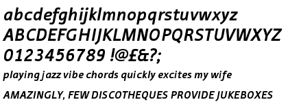 ITC Tabula&trade; Pro Bold Italic