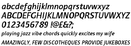 ITC Tabula&trade; Pro Medium Italic