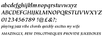 ITC Tiepolo&trade; Bold Italic