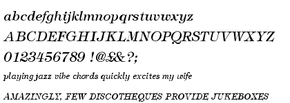 ITC Tiffany&trade; Medium Italic