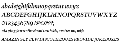 ITC Tyfa&trade; Medium Italic