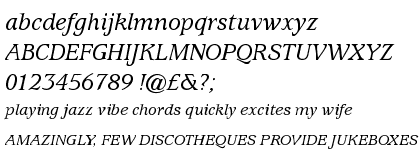 ITC Usherwood&trade; Medium Italic