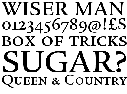 Legacy Serif Medium Small Caps