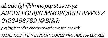 Linear URW Cyrillic Regular Oblique