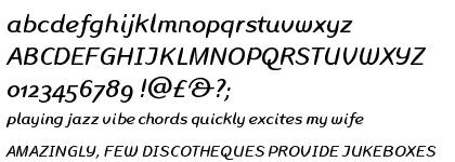 Linotype Inagur&trade; Italic