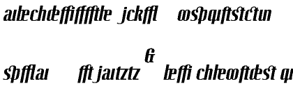 Linotype Octane&trade; Bold Italic Addition