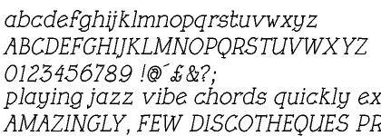 Linotype Rough&trade; Medium Italic