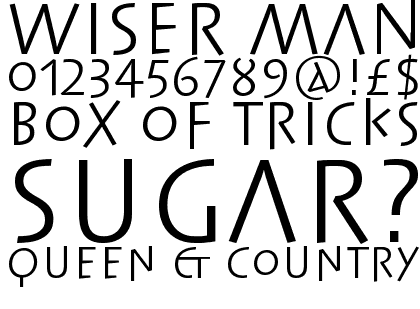 Linotype Syntax&trade; Lapidar Display Regular