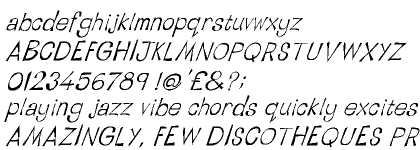 Linotype Tapeside&trade; Regular Oblique