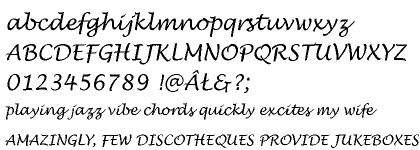 Lucida Handwriting CE Italic