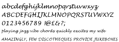 Lucida Handwriting Italic