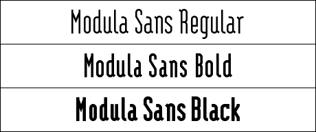 Modula Sans