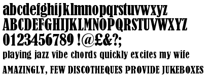 Monotype Bernard Condensed