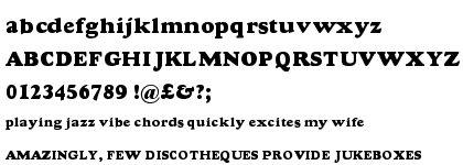 Monotype Goudy Extra Bold