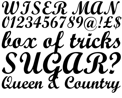 Monotype Script Bold