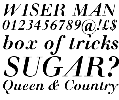 Monotype Walbaum Std Medium Italic