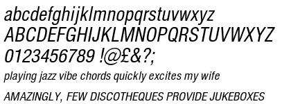 Newhouse DT Condensed Oblique