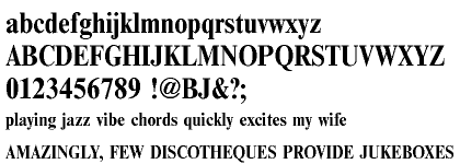 Nimbus Roman No 9 Cyrillic Bold Condensed 