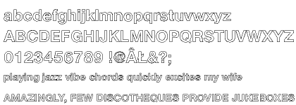 Nimbus Sans Novus Outline CE Bold
