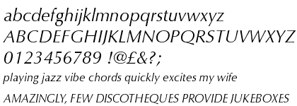 Optima&trade; Italic