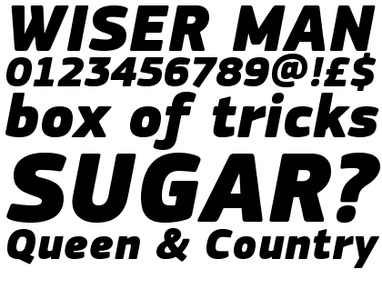 PF Square Sans Pro Extra Black Italic