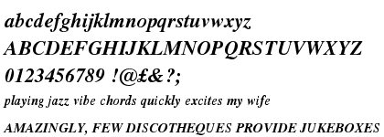 Pelham DT Bold Italic