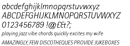Rotis&trade; Sans Serif 46 Light Italic