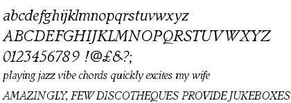 Stanhope Light Italic