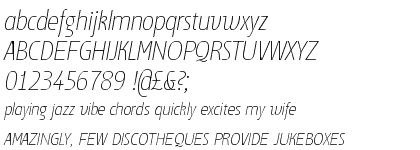 Suomi Sans Thin Italic