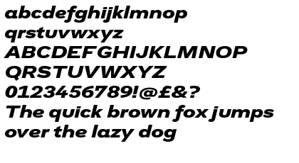 Trilogy Sans&trade; Expanded ExtraBold