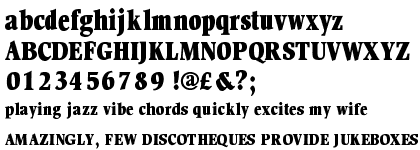 Wordsworth URW Bold Condensed